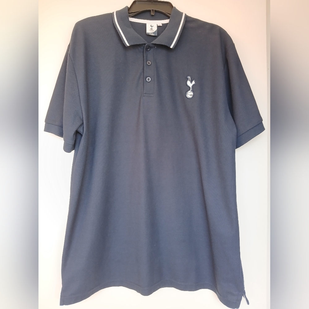 Tottenham Hotspur Men's Navy Polo Shirt, Size XXL
